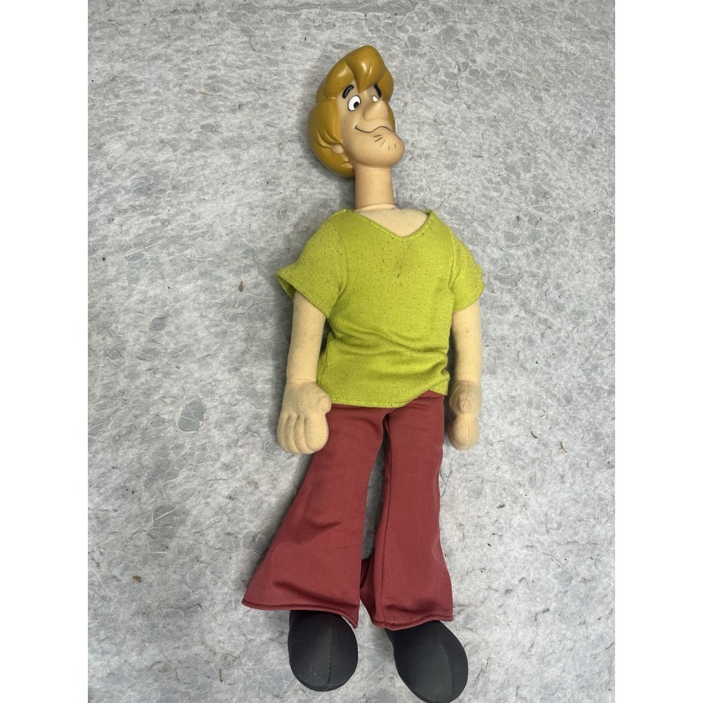 Vintage Scooby Doo 17" Electronic Talking Shaggy Plush Doll *UNTESTED* 2000 Toy